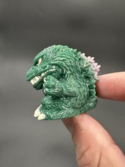 SD Godzilla Finger Puppet Chibi Marukoshi Yutaka Sofubi