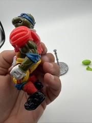 Playmates 1991 TMNT Sewer Sports Lot Leo Mikey Ralph Football Baseball