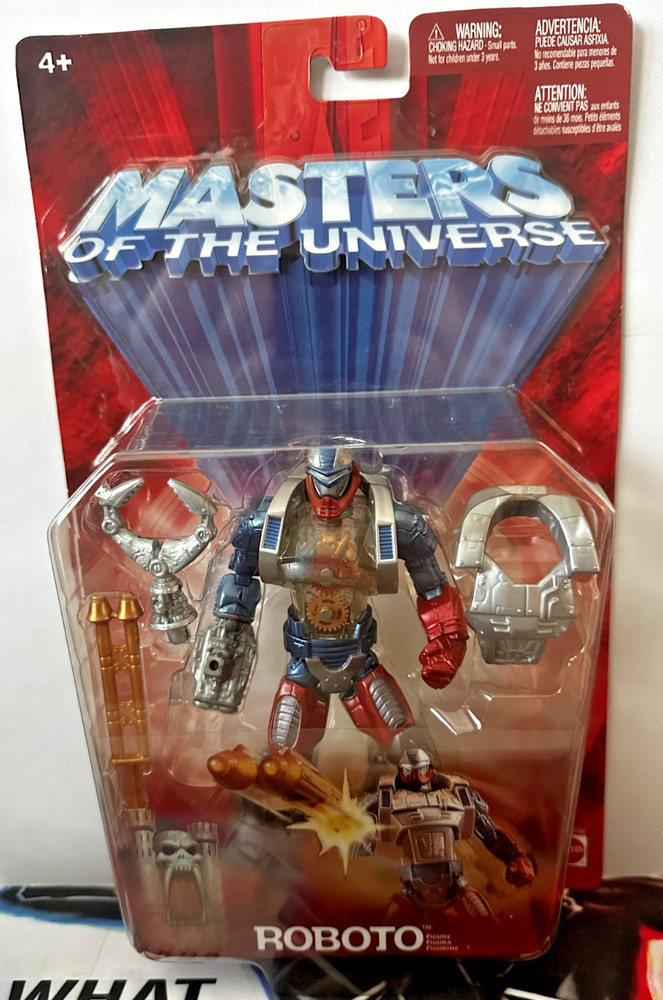 ROBOTO Action Figure 2003 Mattel Masters of the Universe 200x MOTU New Sealed