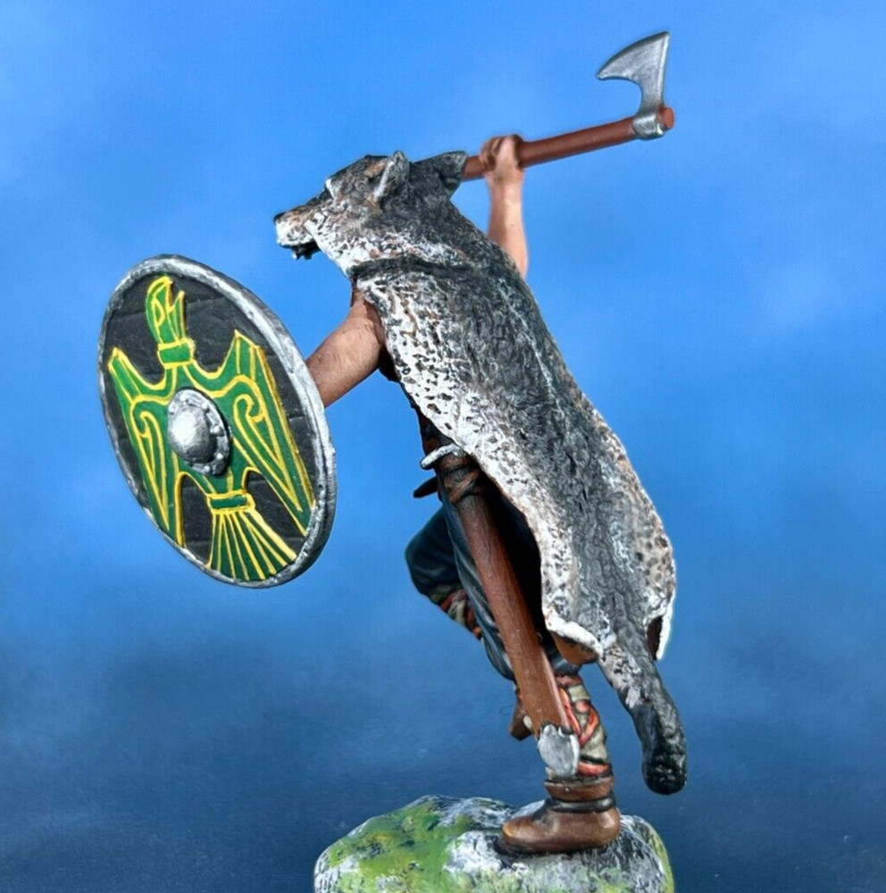 Action Figures. Resin Figure Viking 40mm figurine of a warrior of the north