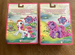 My Little Pony 2003 ALOHA PEARL BONUS BABY Bellaluna & Petal Blossom