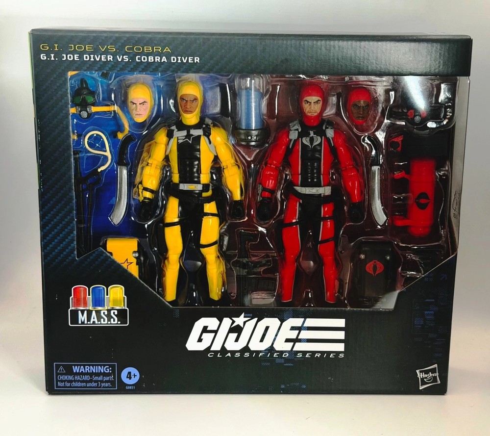 G.I. Joe Classified #69 Diver VS. Cobra Diver M.A.S.S. Device Target Exclusive