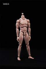 MX02 Male Body 1:6 Flexible Standard Muscle Action Figure 12” Doll