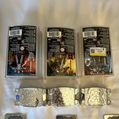 Mega Bloks Mag Warriors + Magnetix Botiksla Set w/ Figures Weapons Shields Cards