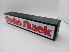 Retro Radio Shack logo 10″ lightbox sign retro logo used from 1970s-1980s
