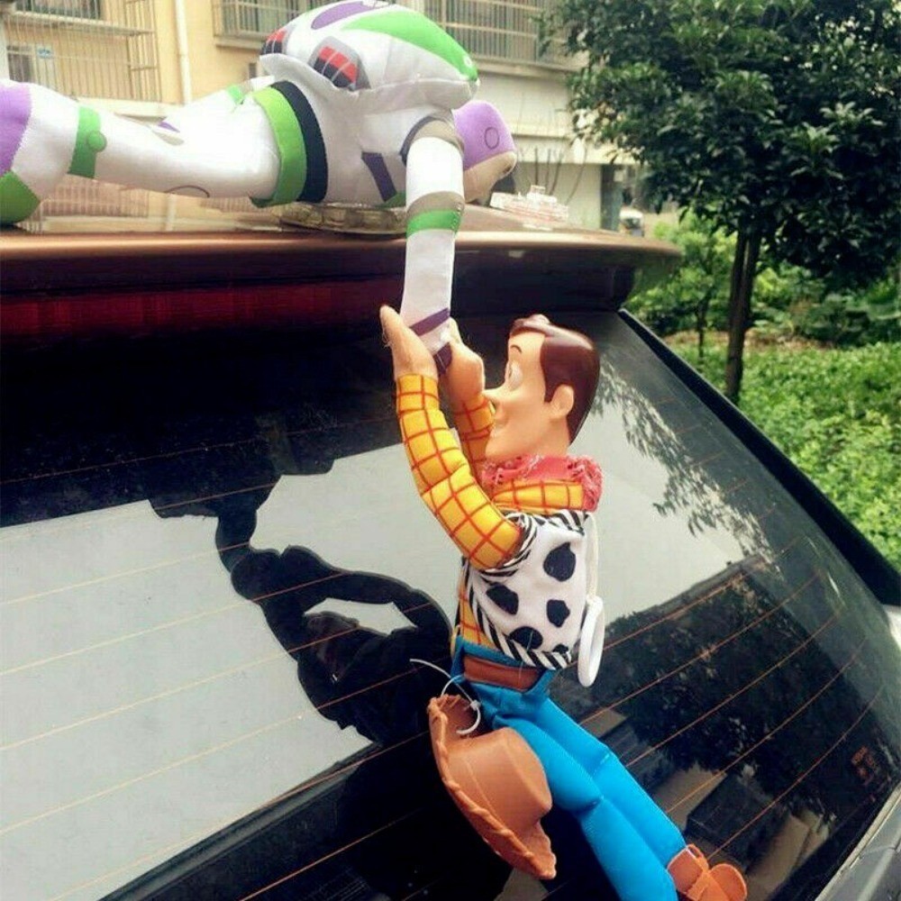 Toy Story Sherif Woody Buzz Lightyear Car Dolls Outside Car Hang Toy Decoration