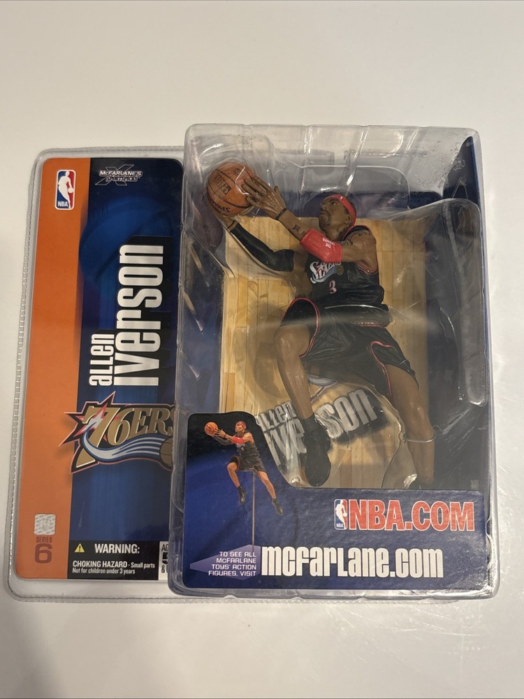 McFarlane NBA Series 6 Philadelphia 76ers Allen Iverson Action Figure SEALED