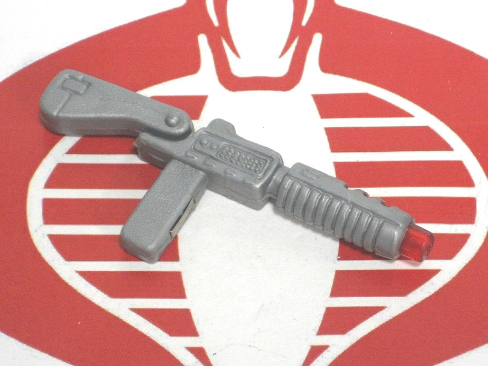 Sonic Man Robot Cop Light Gray Laser Gun Weapon 1990 Original Accessory Light Up