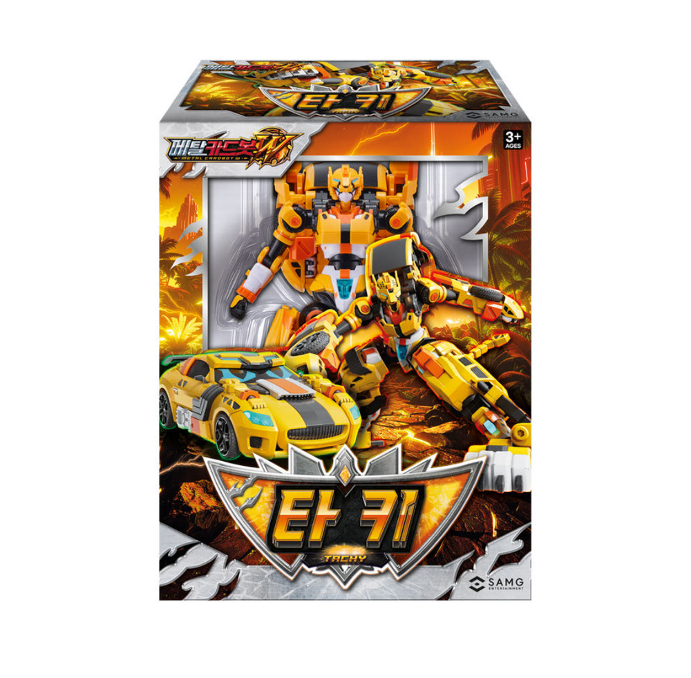 NEW Metal Cardbot W Season3 TACHY Cheetah Transformer Robot Car Kids Toy 2026