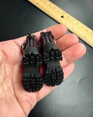 1/6 scale High Heel Pumps Boots HOLLOW RED For 12″ Female Figure Doll