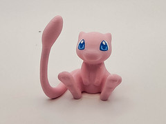 Mythical Creature Mini Figure, 3D Printed Pink Figurine, Retro Gaming Desk Decor
