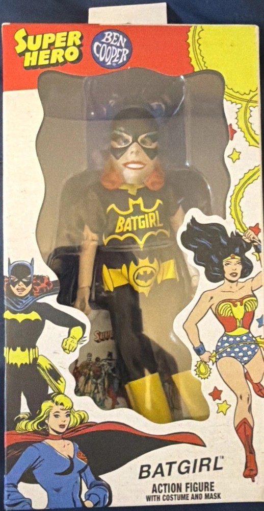 NECA BEN COOPER Super Hero BATGIRL FIGURE w/ COSTUME & MASK #21 DC New In Box!