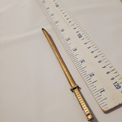 Vtg Mighty Morphin Power Rangers Deluxe Ninjor SWORD Gold Ninja Weapon Part MMPR