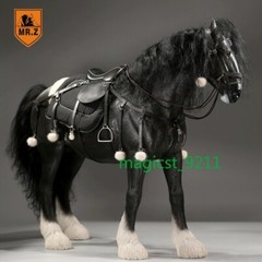 Shire Horse Resin 1/6 Figure Animal Model Handicraft Ornaments Decor Toys Gift