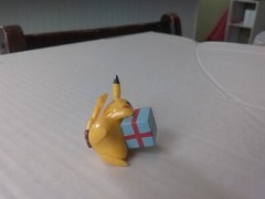 Pikachu Holding A Present Figure 2021 Jawares LLC Toy