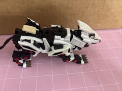 2002 Hasbro Tomy Zoids White Liger Zero Action Figure Robot Lion Tiger Not Comp