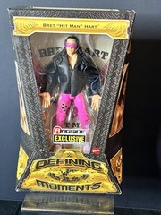 BRET HART DEFINING MOMENTS RINGSIDE EXCLUSIVE ELITE WWE NEW FIGURE WRESTLING