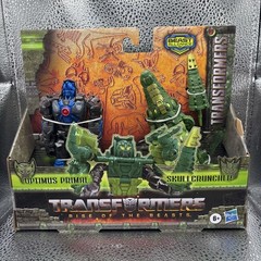 Transformers Rise of the Beasts Optimus Primal & Skullcruncher Action Figure NEW