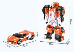 Tobot V Galaxy Detectives Alpha-Plus Transforming Sports Car Robot Figure Toy