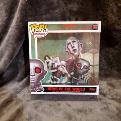 NEWS OF THE WORLD “QUEEN” FUNKO POP ALBUM HARD CASE PROTECTOR #06