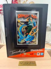 Bandai Tamashii Art Dragon Ball Son Goku & Dragon Three Dimensional Painting New