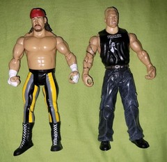 Jakks ECW WWE RVD Sandman Sabu Taz Foley Dudley Figure Lot