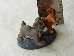 Disney PVC Figure Lady and The Tramp Dog Cake Topper Indonesia 1.5″ Toy Cute