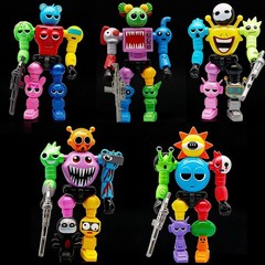 Game Figures Sprunki Assemble Robot Action Figures Model Desktop Ornaments Gifts