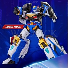 Metal Cardbot W Season3 BLAION + BLUE COP W Set Transformer Robot Car Toy 2025