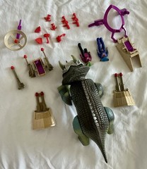 Vintage 1988 Tyco Dino-Riders RARE Triceratops Hammerhead Sidewinder LOT