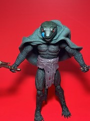 Gecko Head Sculpt Painted For Savage Crucible