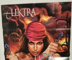 2001 Marvel Elektra Greg Horn Poster 24×36 Marvel Comic Shop Promotional Promo