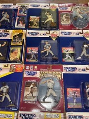 Huge Lot MLB Kenner Starting lineup SLU Nolan Ryan Bonds Clemente Collection