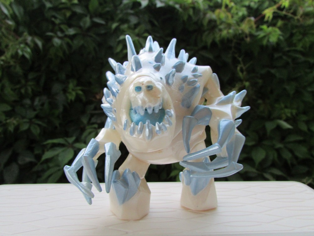 Disney Frozen Blue White Marshmallow Ice Monster Spikes Snowman Toy Figure 4″