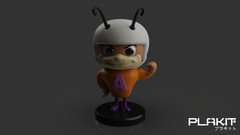 Atom Ant: The World’s Mightiest Mite | Premium 3D Printed Art