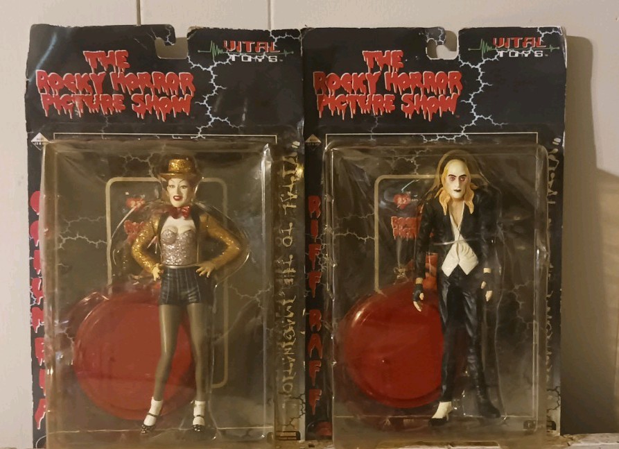 Rocky Horror Picture Show Riff Raff And Columbia Figure Lot Vital Toys