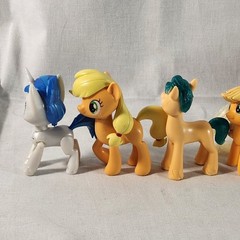 My Little Pony Figures Mixed Lot of 8 ABS Plastic Toy Ponies 3 Inch Fast Ship