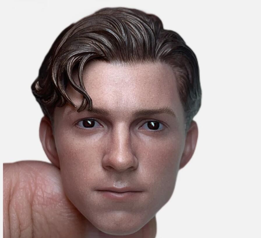 TTTOYS 1/6 Head Sculpt Spider-Man Tom Holland Fit 12inch Male PH TBL Figure doll