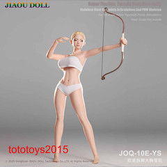 JIAOU DOLL 1/6 JOQ-10E European Female Big Bust Steel Skeleton Figure Body Toy