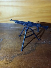 Vintage G.I. Joe Roadblock (V2) 1986 Machine Gun w/ Tripod Part Accessory ARAH