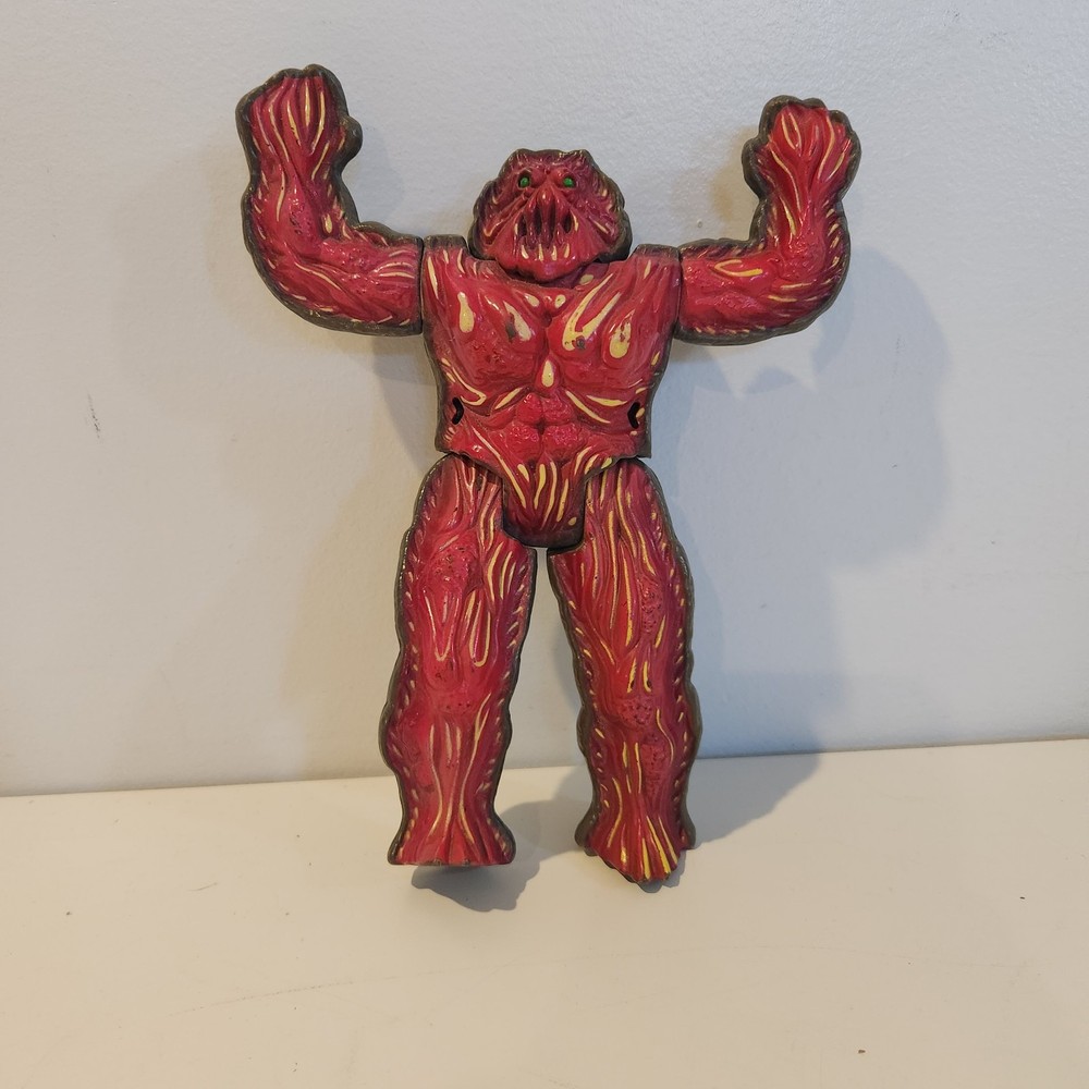 Vintage Hasbro Inhumanoids Magnokor Lava Rock Monster Toy Figure 1986