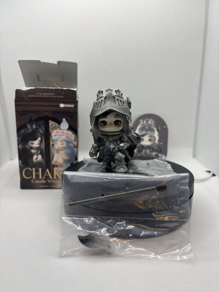 Pop Mart Chaka Candle Whisper Series ‘Stiff Resistance’ Knight Figure New