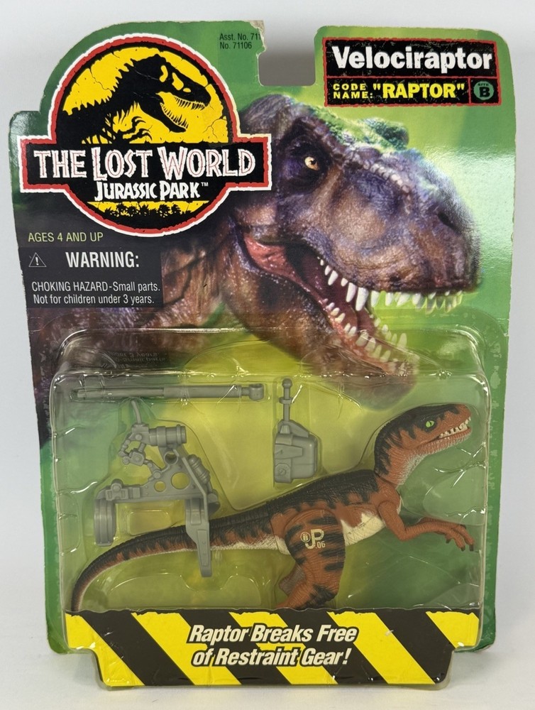 JURASSIC PARK THE LOST WORLD VINTAGE KENNER VELOCIRAPTOR ACTION FIGURE *NEW*