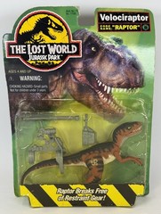 JURASSIC PARK THE LOST WORLD VINTAGE KENNER VELOCIRAPTOR ACTION FIGURE *NEW*