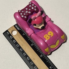 Disney Roadster Racers Minnie Mouse Pink Die cast Car #89 Toy (TC)
