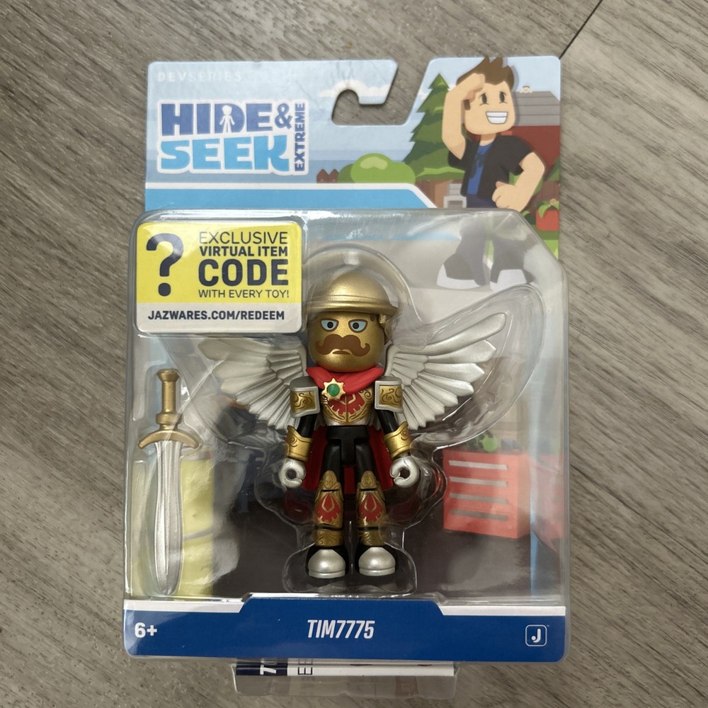 Roblox DevSeries Hide & Seek Extreme: TIM7775 Toy Figure w/Virtual Item Code NIB