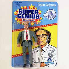 Super Genius 4.75 inches x 4 figures, Einstein, Tesla, Sagan, Asimov. Not a Toy