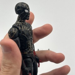 Marvel Legends Spider-Man No Way Home Black and Gold Suit – No Armadillo BAF