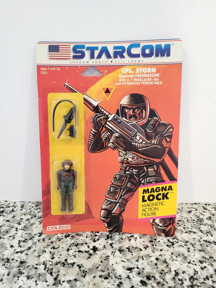 Cpl. Storn 1986 STARCOM Vintage Coleco NEW MOC Sealed