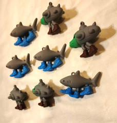Tralalero Tralala Action Figure Party Shark Alligator Submarine Lot of 8